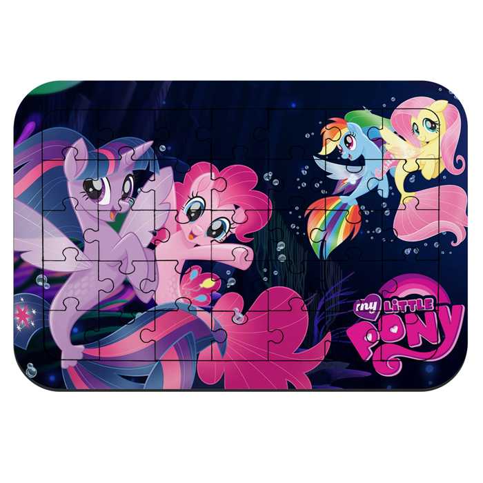 پازل 35 تکه طرح انیمیشن پونی کوچولو مدل NI1723 