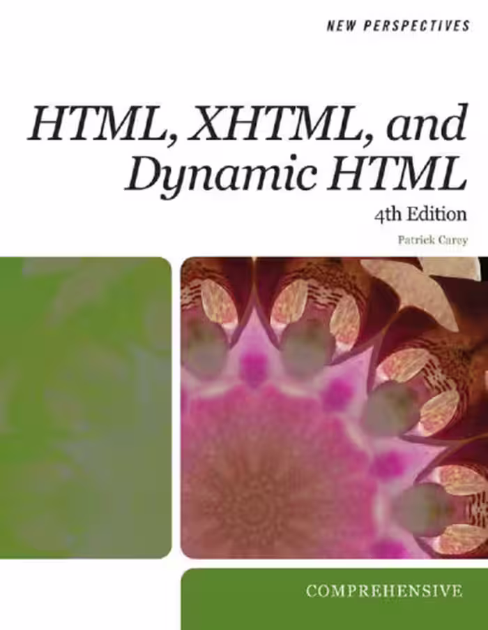 خرید و دانلود نسخه کامل کتاب New Perspectives on HTML, XHTML, and Dynamic HTML (New Perspectives)