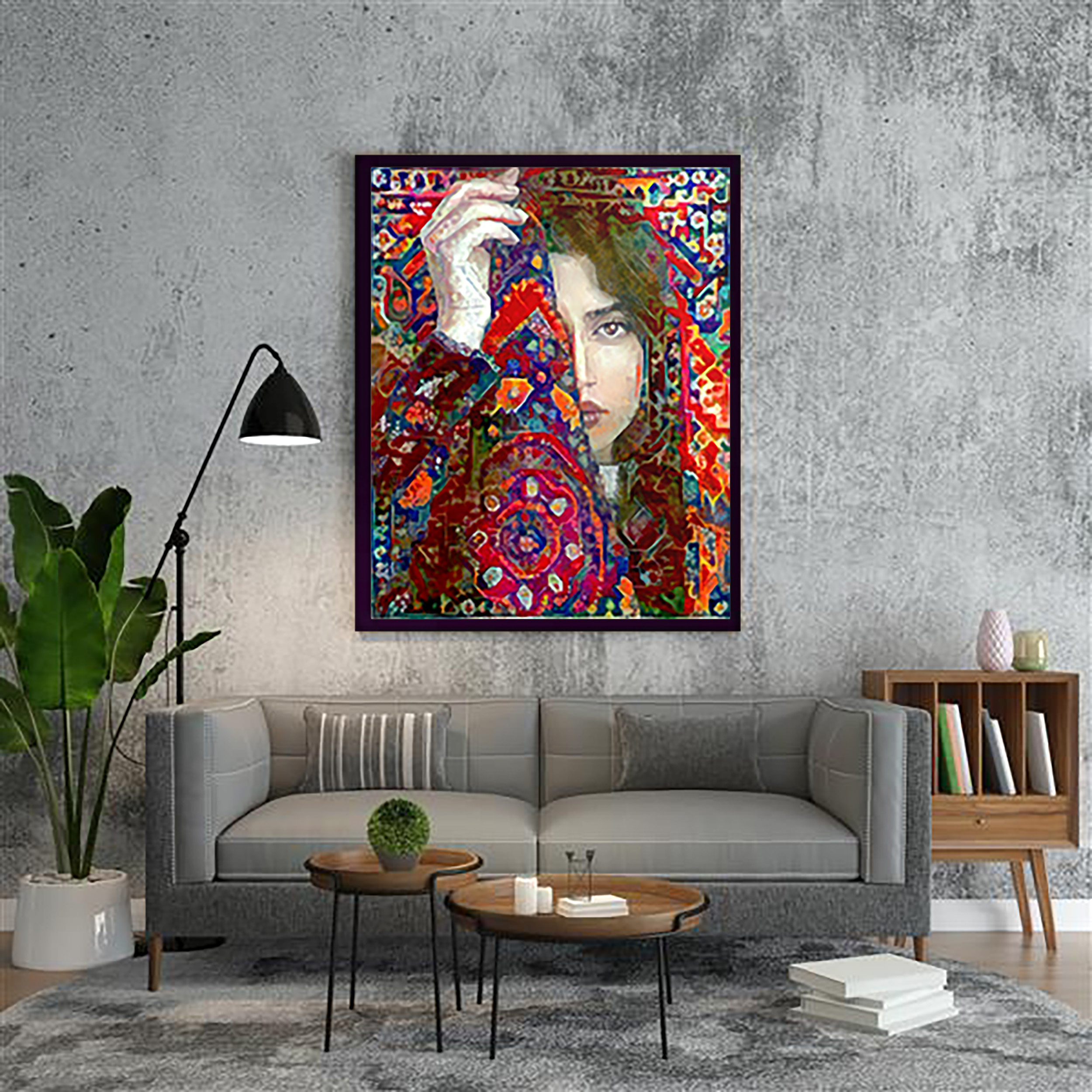 تابلو مدل دختر کد 0233