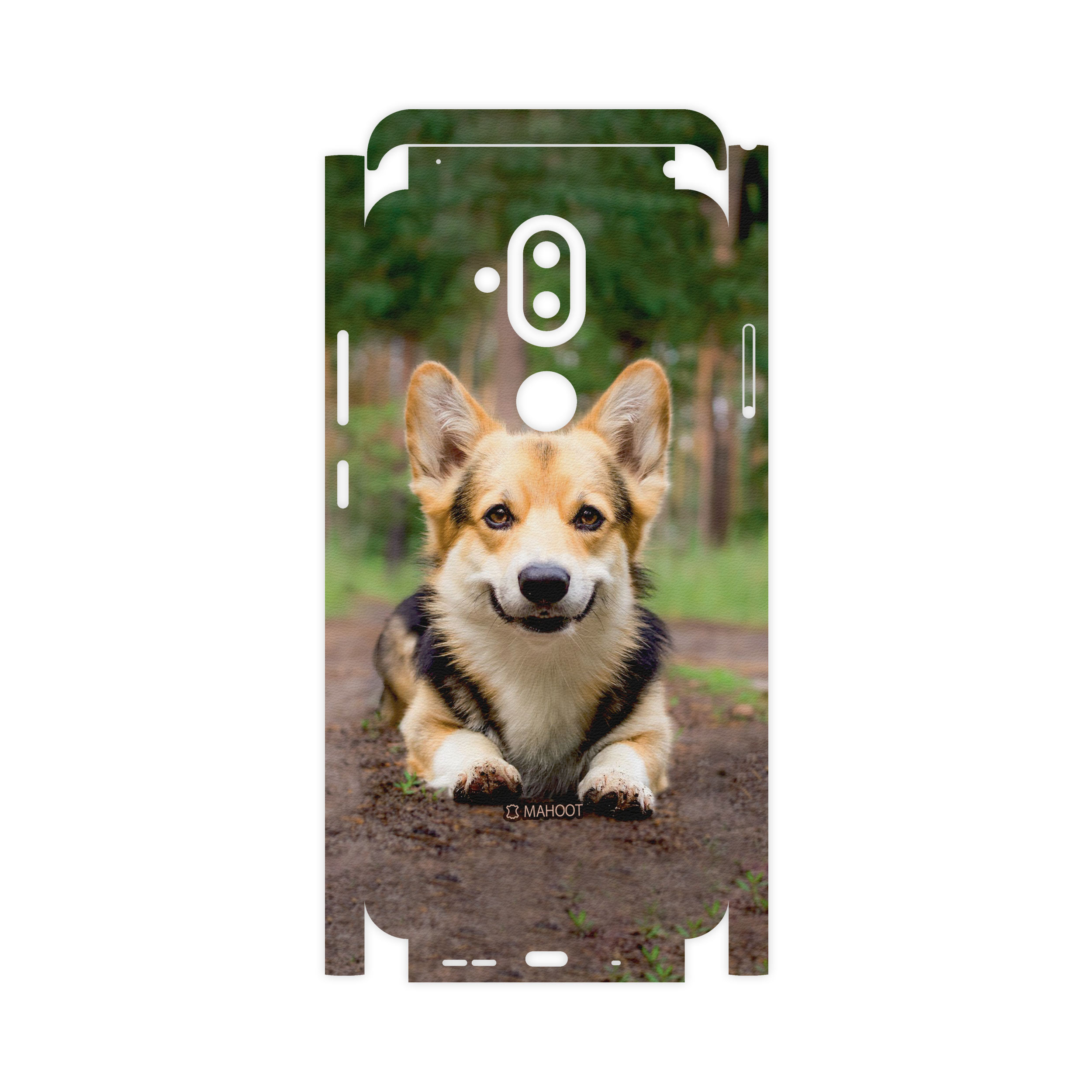 برچسب پوششی ماهوت مدل Dog-2-FullSkin مناسب برای گوشی موبایل نوکیا 8.1