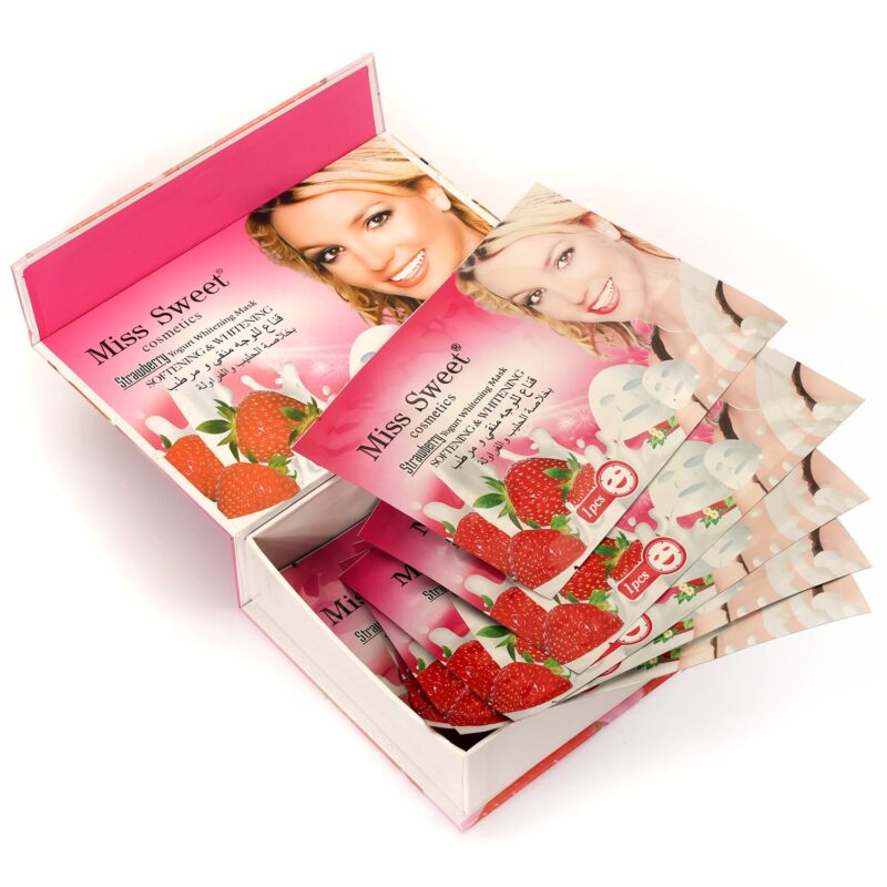 ماسک ورقه ای صورت میس سوییت توت فرنگی miss sweet | پخش عمده