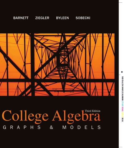 خرید و دانلود نسخه کامل کتاب College Algebra - Graphs and Models