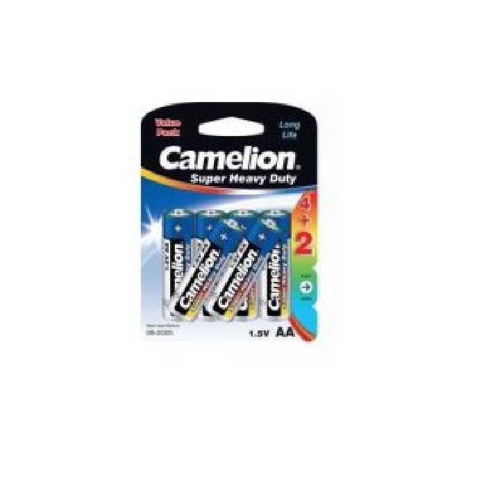 باتری نیم قلمی کارتی آبی 6 عددی مارک کملیون