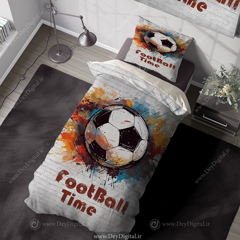 روتختی پسرانه مدل توپ فوتبال سه بعدی SM-18501a