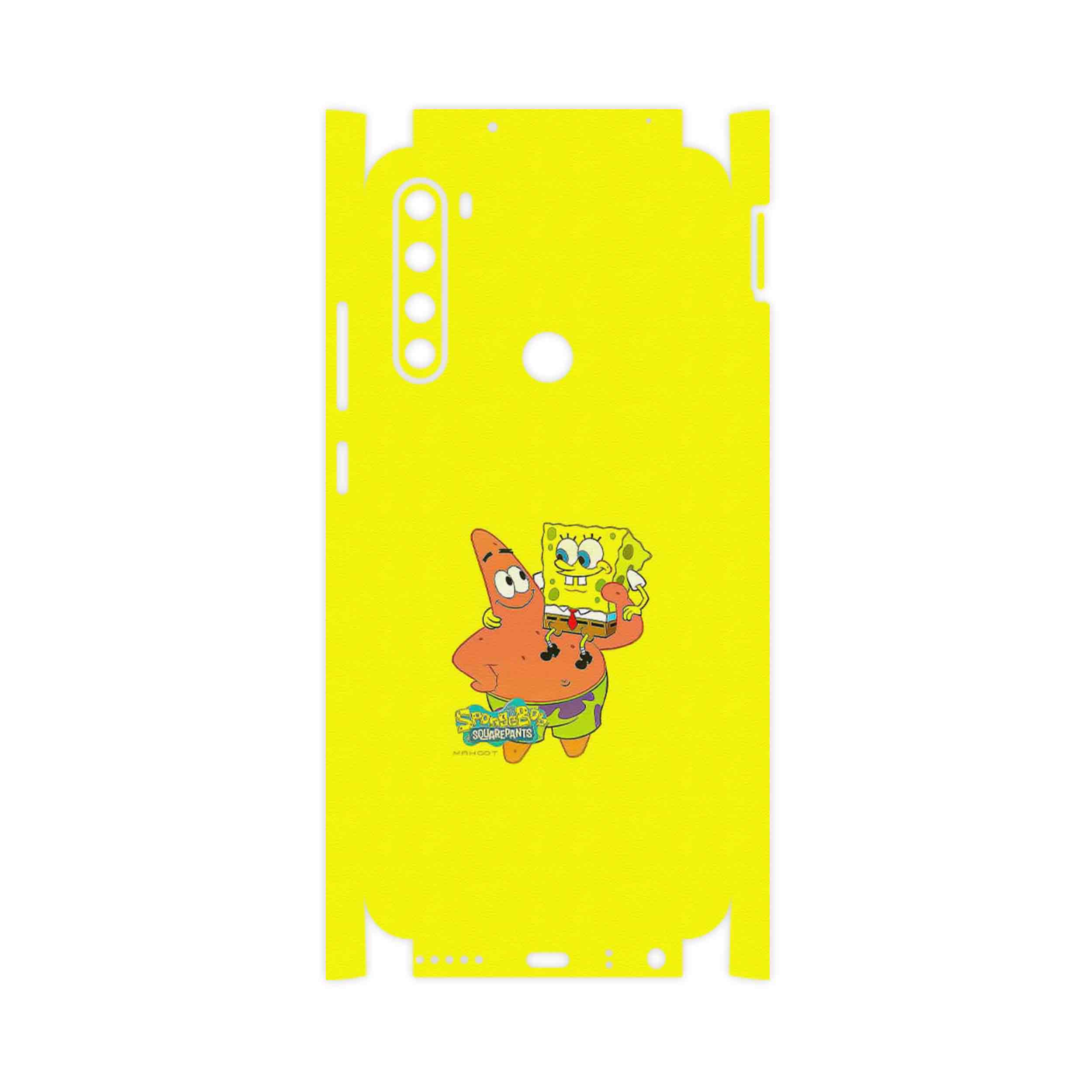 برچسب پوششی ماهوت مدل SpongeBob SquarePants-FullSkin مناسب برای گوشی موبایل شیائومی Redmi Note 8 2021