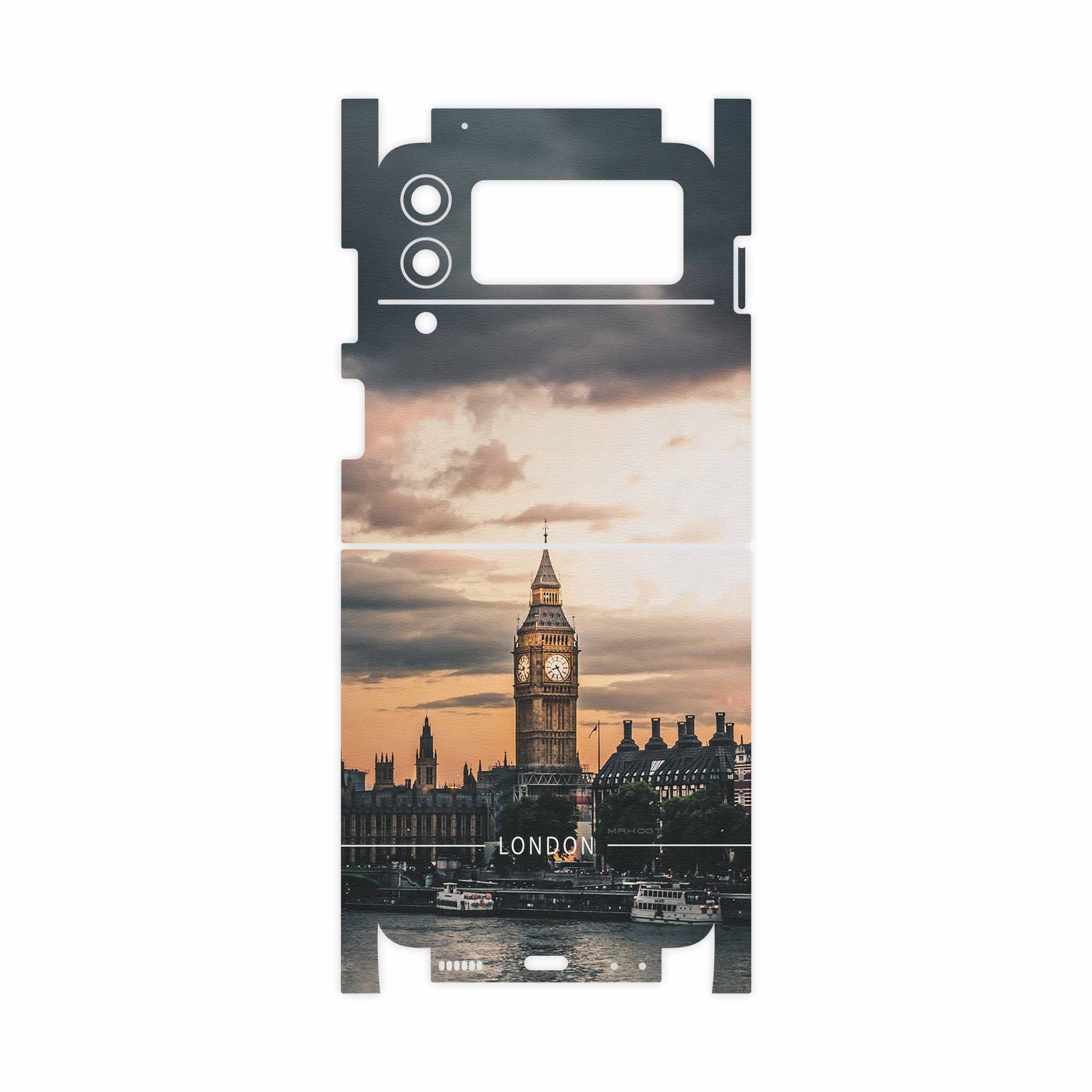 برچسب پوششی ماهوت مدل London-City-FullSkin مناسب برای گوشی موبایل سامسونگ Galaxy Z Flip3 5G