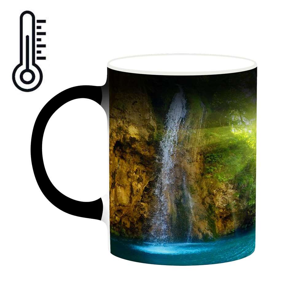 ماگ حرارتی کاکتی طرح آبشار مدل mgh18274