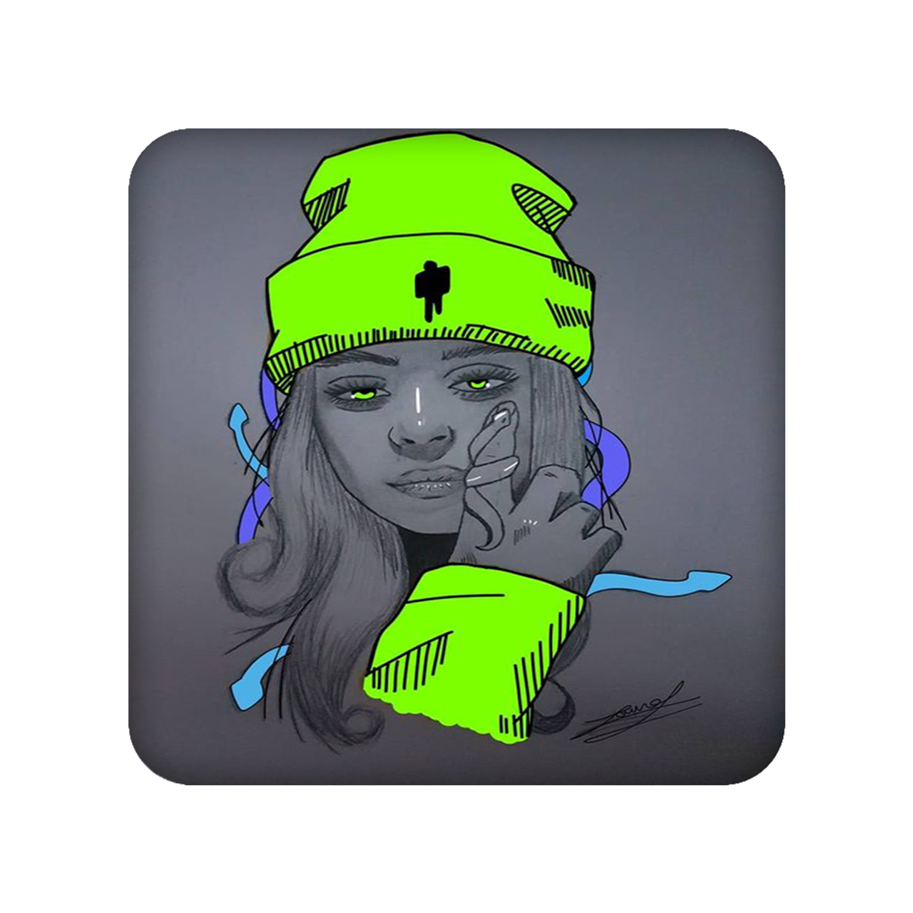  زیر لیوانی طرح بیلی کد 1413