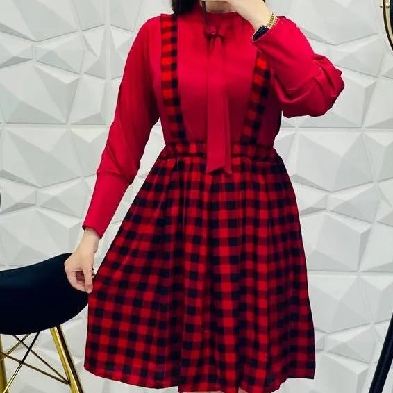 دوتیکه شومیز دامن ساسبندی زنانه 