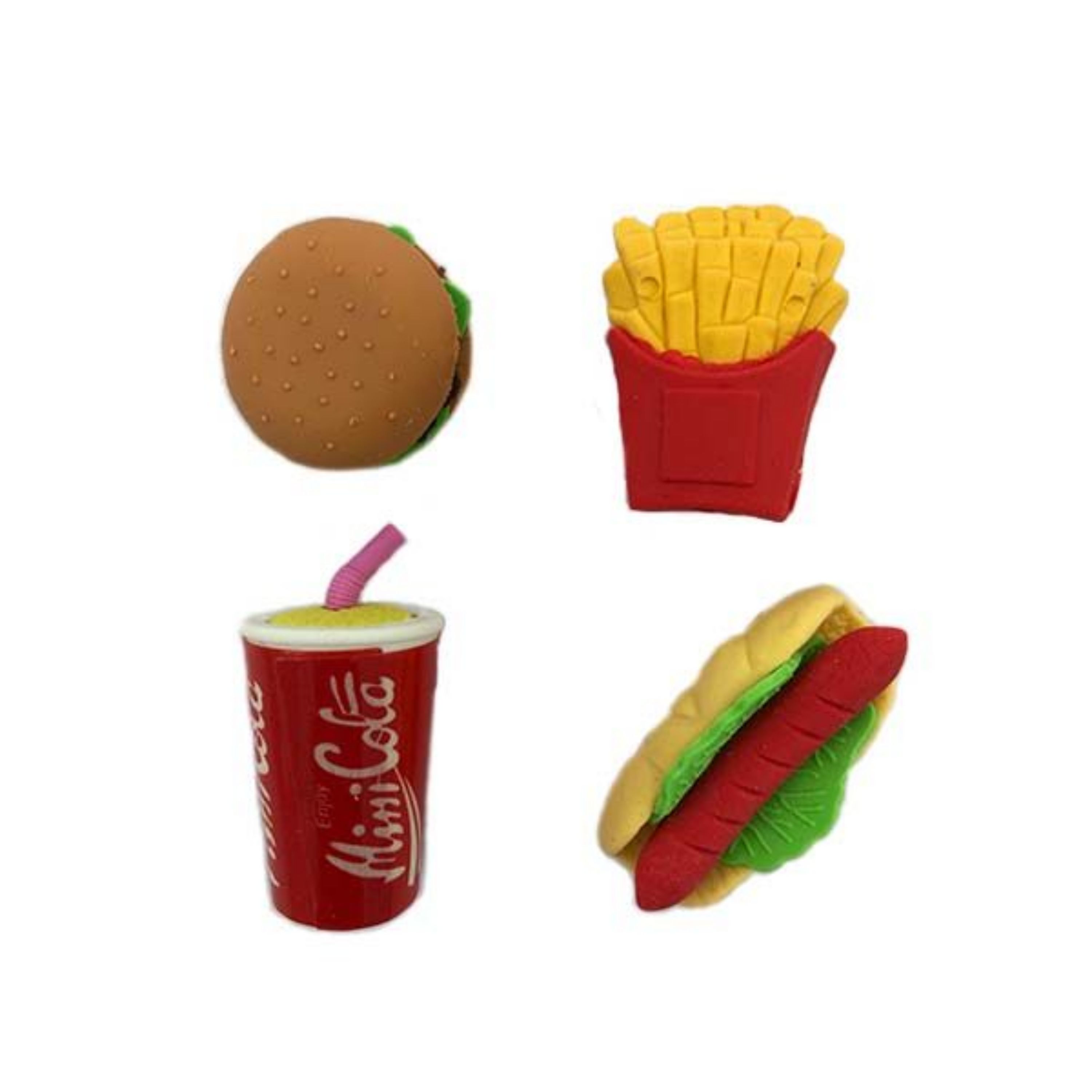 پاک کن طرح فست فود کد mt11 مجموعه 4 عددی