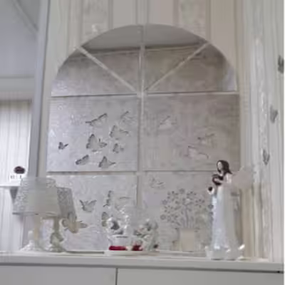 آینه طرح پنجره سنتی