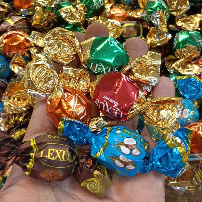 شکلات میکس لکسوز خارجی خوشمزه و با کیفیت 200 گرمی آجیل و خشکبار مهران 