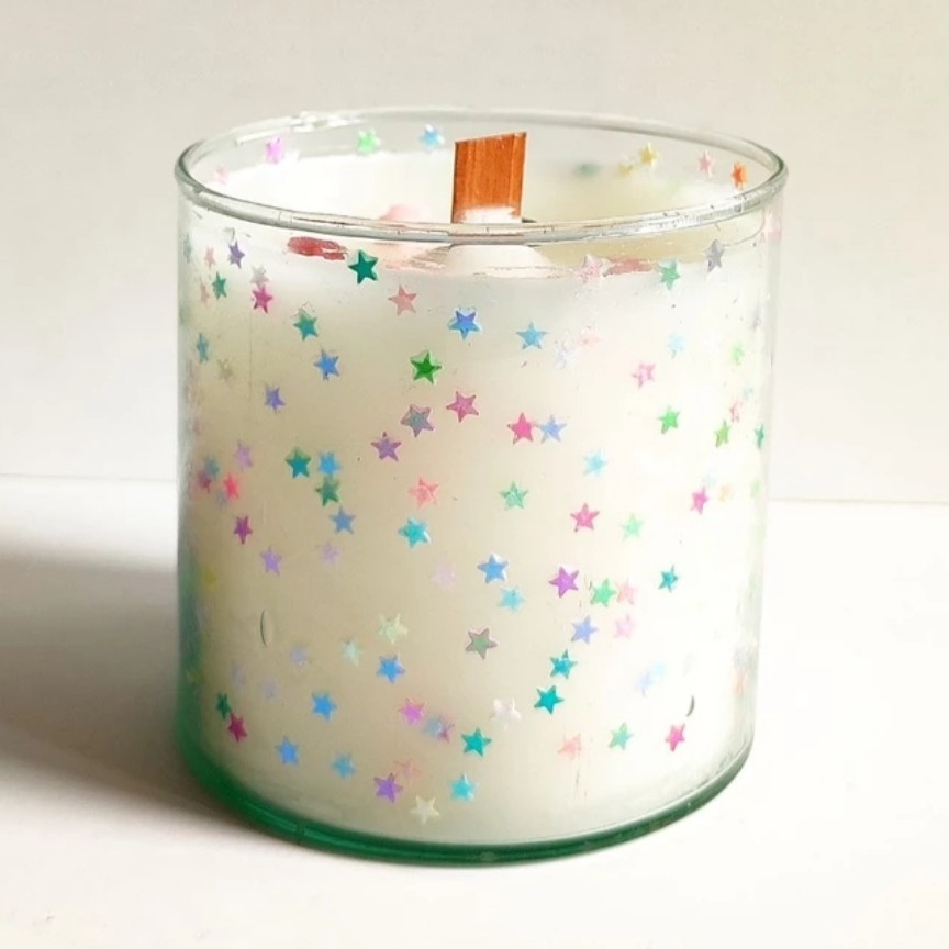 شمع شات لیوانی مدل ستاره ای