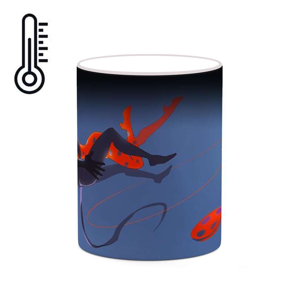 ماگ حرارتی کاکتی طرح کارتون Miraculous مدل mgh22874