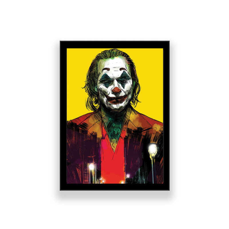 تابلو طرح جوکر | دنیای قاب