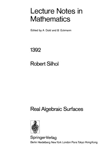 خرید و دانلود نسخه کامل کتاب Real Algebraic Surfaces