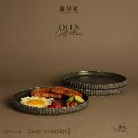 پلوخوری شیاردار دودی بی وی کی کد 455421 کالکشن اولن