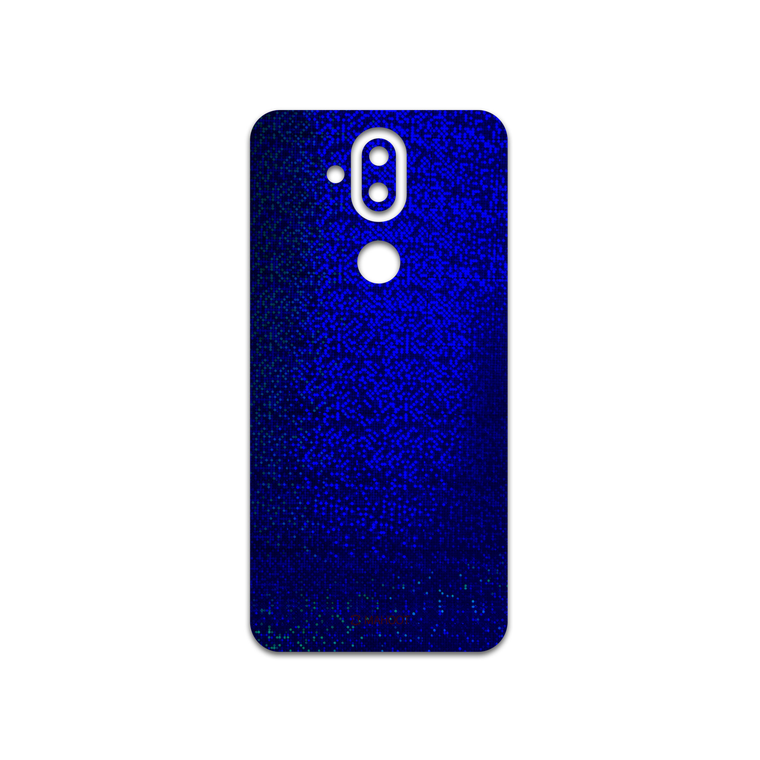 برچسب پوششی ماهوت مدل Blue-Holographic مناسب برای گوشی موبایل نوکیا 8.1