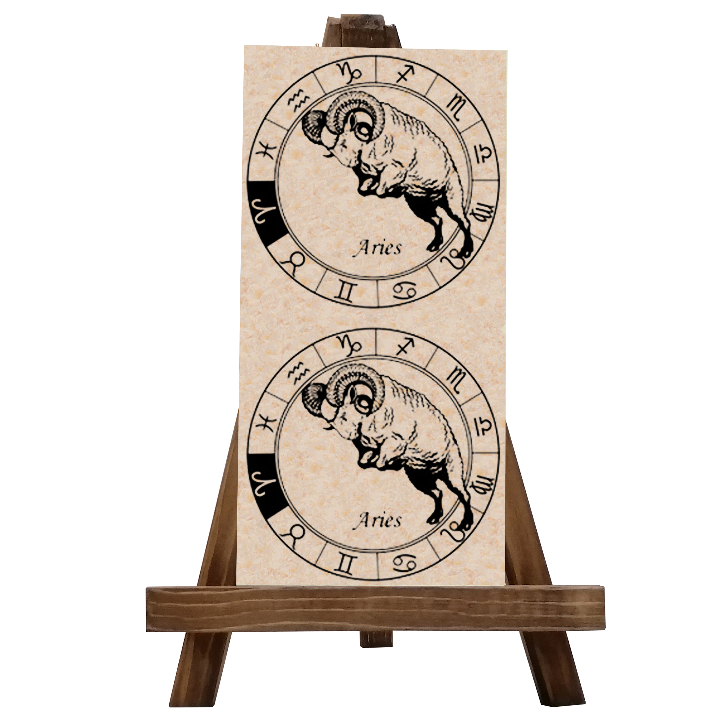 کتیبه دکوری مدل نماد ماه تولد فروردین کد HT089