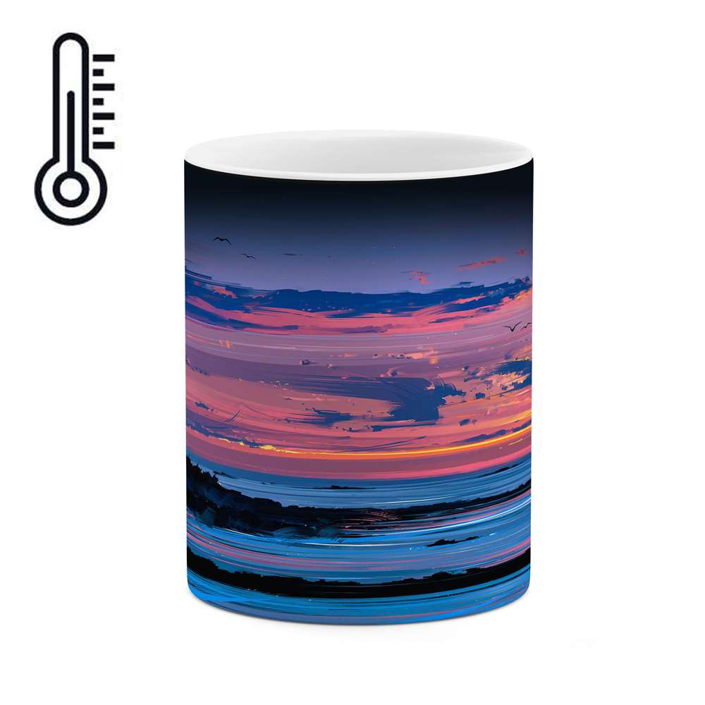 ماگ حرارتی کاکتی طرح نقاشی مدل mgh13573