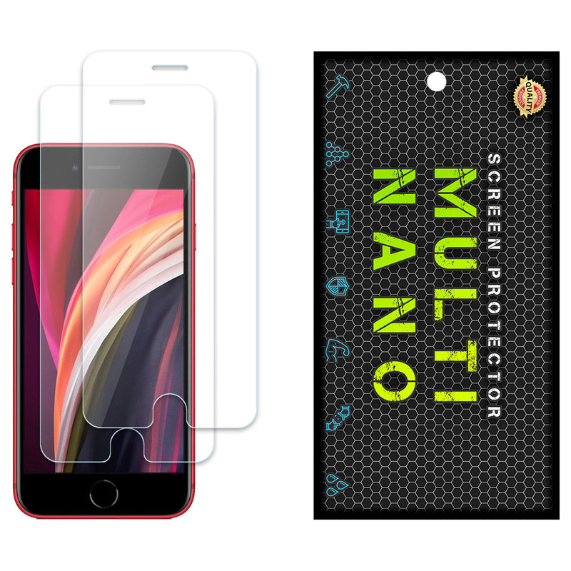 محافظ صفحه نمایش مولتی نانو مدل X-S2N مناسب برای گوشی موبایل اپل iPhone SE 2020 بسته دو عددی