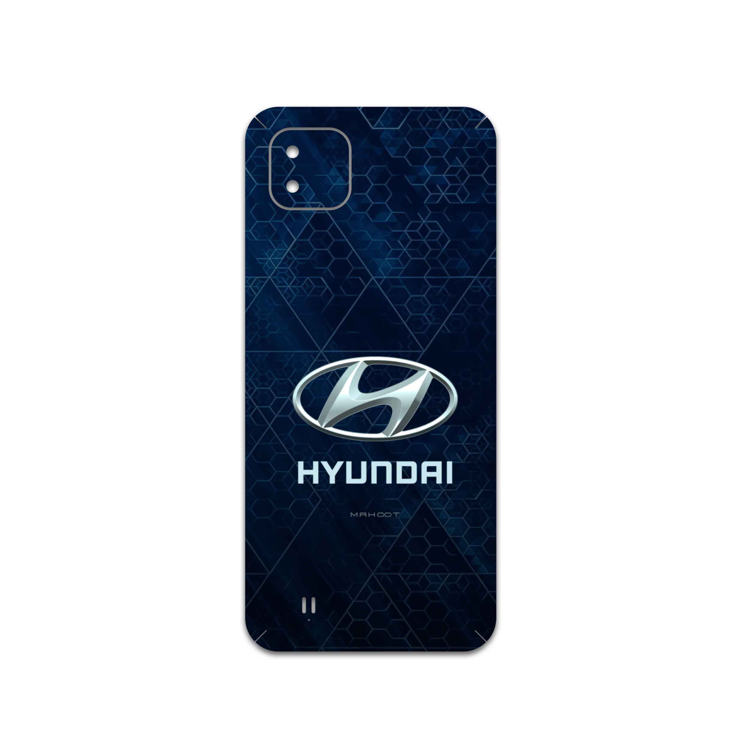 برچسب پوششی ماهوت مدل Hyundai-Logo مناسب برای گوشی موبایل ریلمی C11 2021