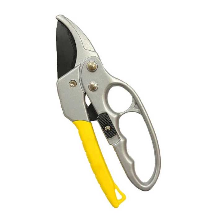 قیچی باغبانی تیغه کارباید و عالی، سبک و خوش دست دارای محافظ 