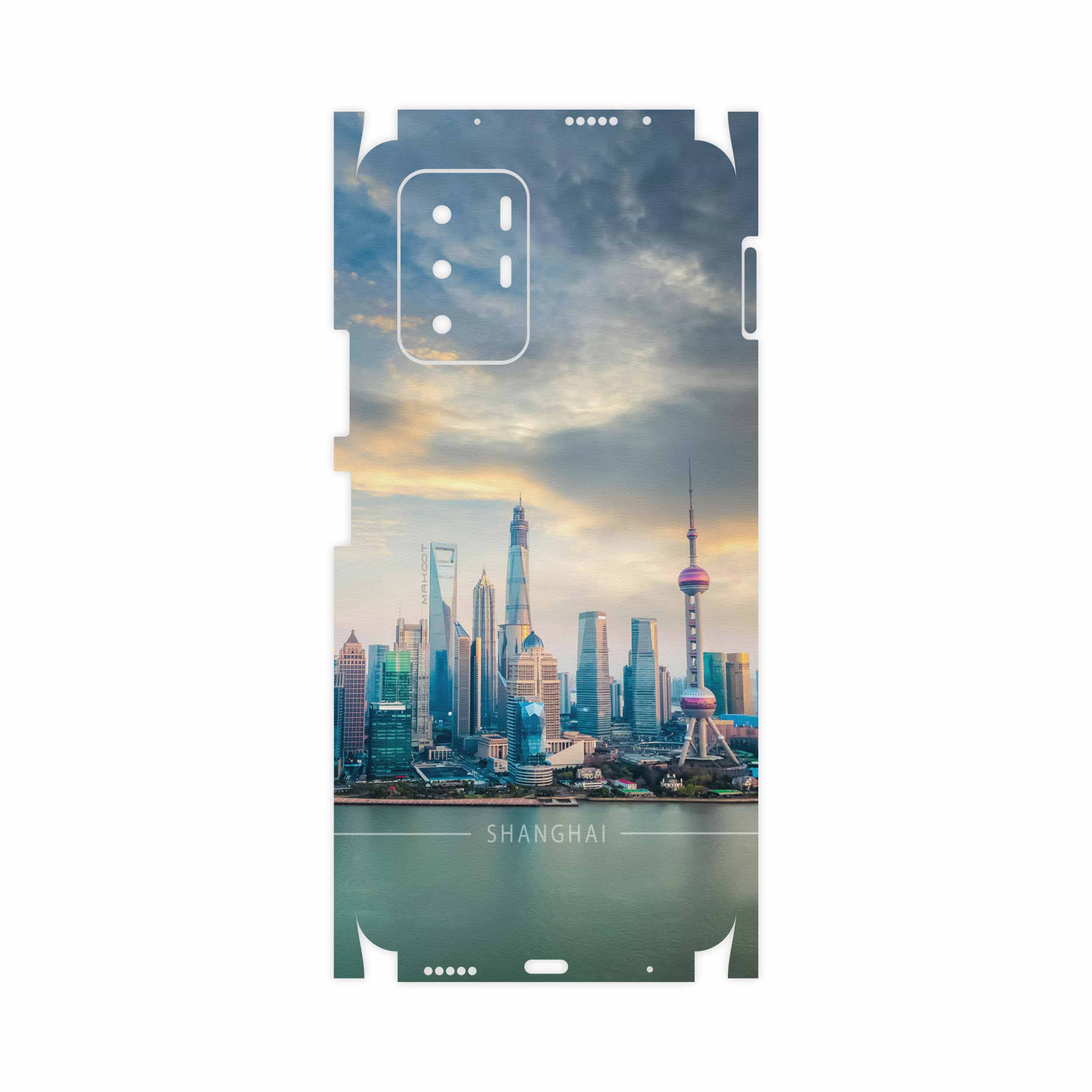 برچسب پوششی ماهوت مدل Shanghai-City-FullSkin مناسب برای گوشی موبایل شیائومی Poco X3 GT 5G