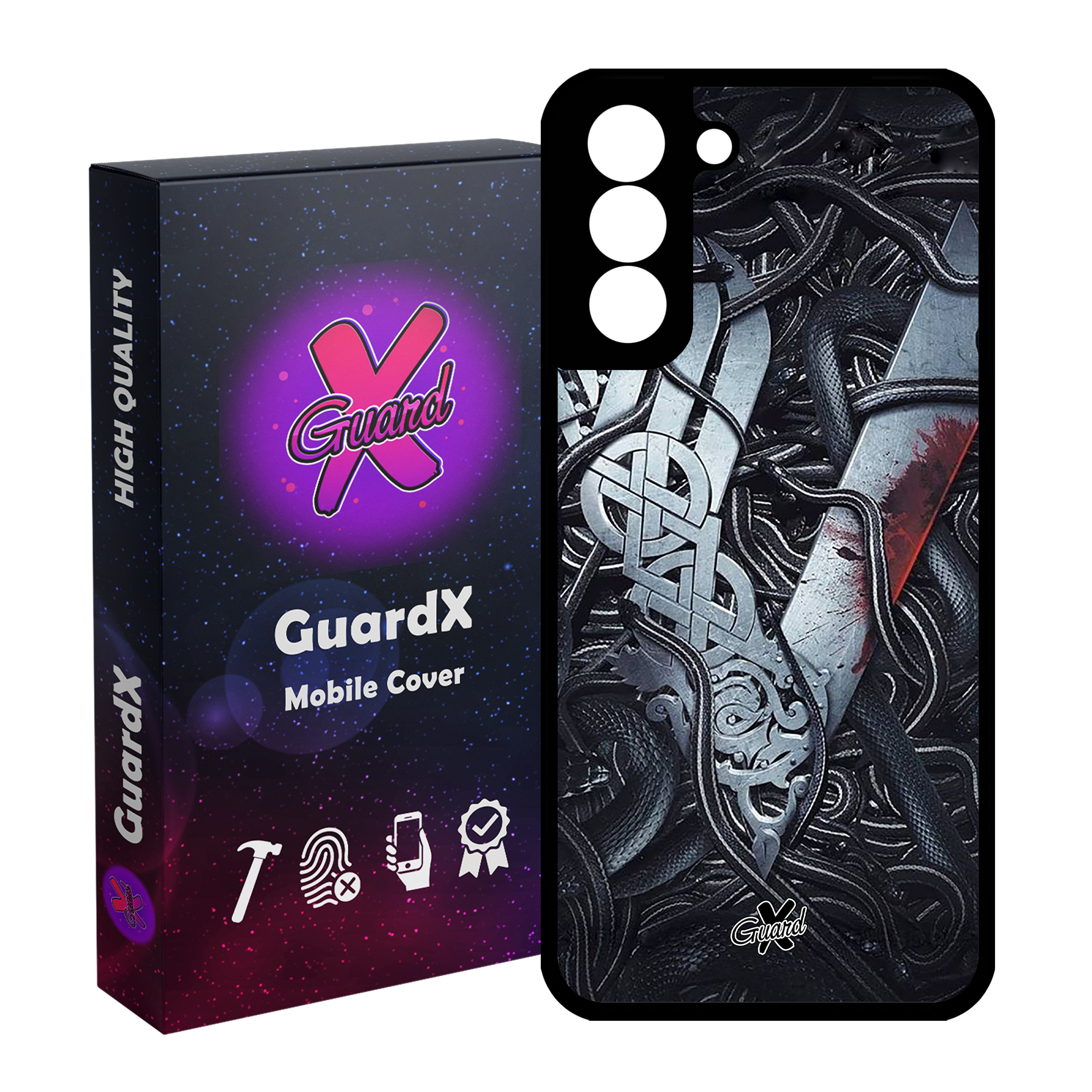 کاور گارد ایکس طرح Vikings مدل Glass10221 مناسب برای گوشی موبایل سامسونگ Galaxy S21