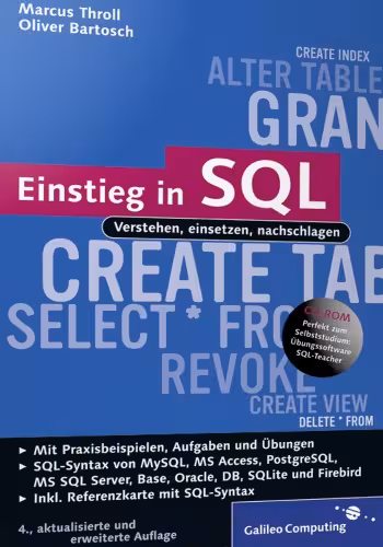خرید و دانلود نسخه کامل کتاب Einstieg in SQL: Verstehen, einsetzen, nachschlagen, 4. Auflage