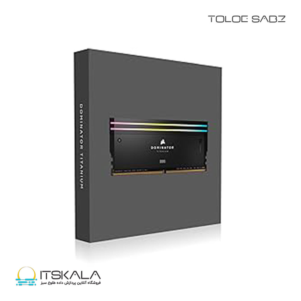 قیمت و خرید رم کورسیر مدل Dominator Titanium DDR5 RGB 32GB (2x16GB) 6400 CL32 | ITSKALA