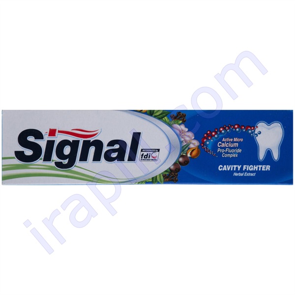 خمیر دندان سیگنال سری Cavity Fighter مدل Herbal Extract حجم 100 میلی لیتر