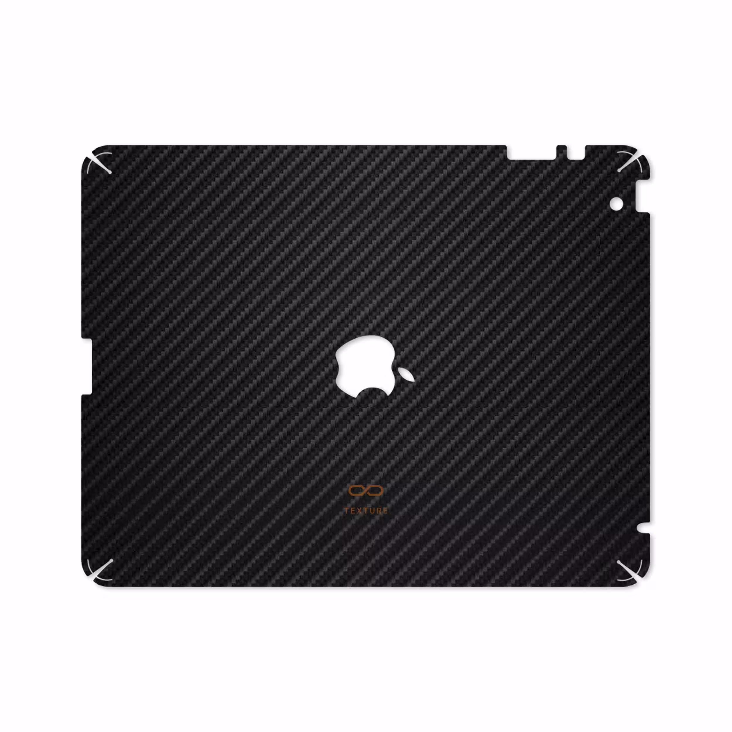 برچسب پوششی ماهوت مدل Carbon-Fiber مناسب برای تبلت اپل iPad 2 2011 A1395
