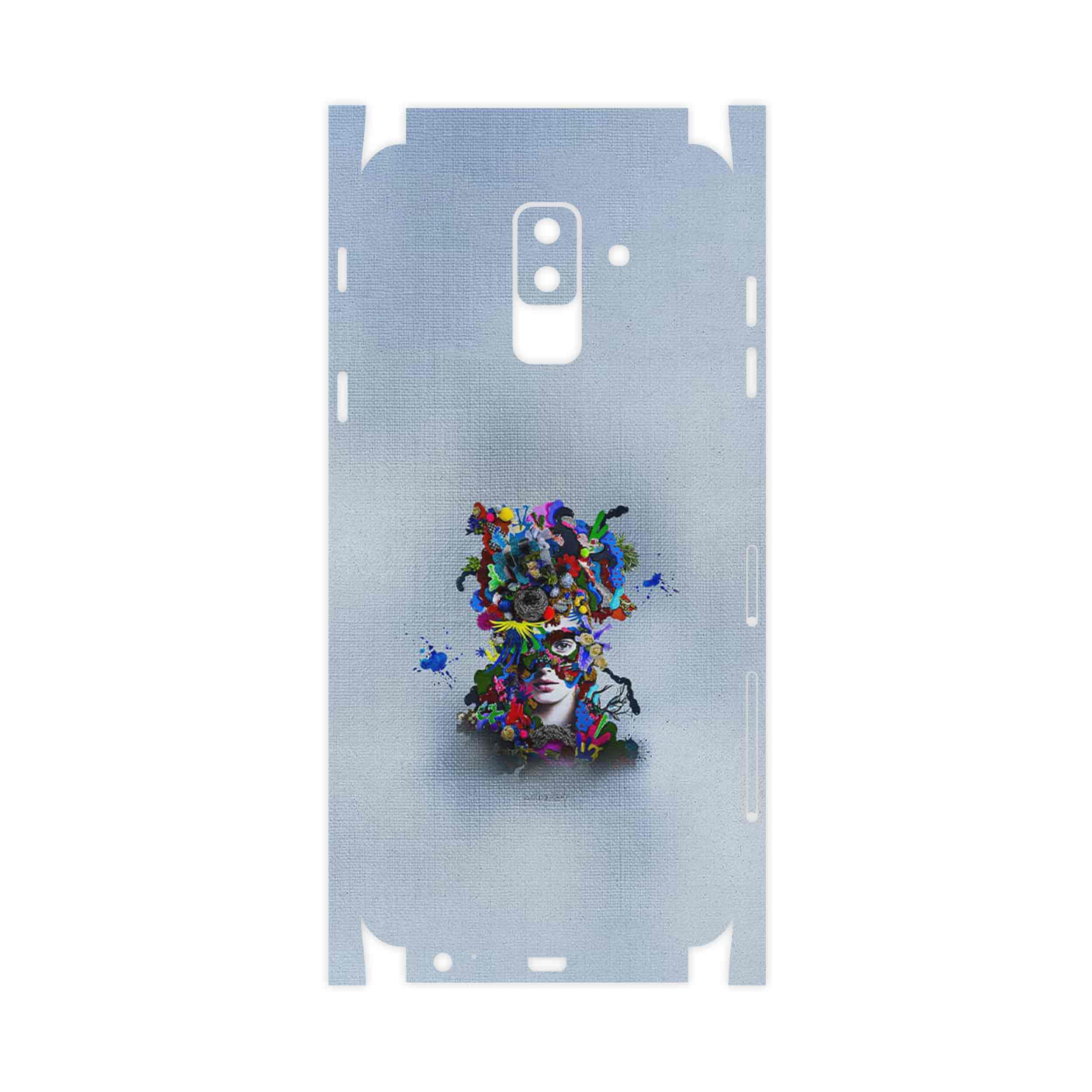 برچسب پوششی ماهوت مدل Collage of surreal Portrait of Women 4-FullSkin مناسب برای گوشی موبایل سامسونگ Galaxy A6 Plus 2018