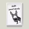 تابلو مدل  hello sweet کدm2492-w