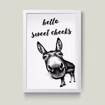 تابلو مدل  hello sweet کدm2492-w