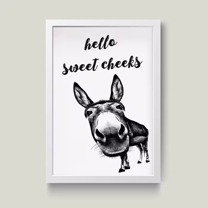 تابلو مدل  hello sweet کدm2492-w