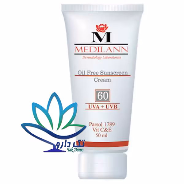 کرم ضد آفتاب رنگی مدیلن SPF60 مناسب پوست چرب