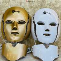 ماسک ال ای دی نقابی نور درمانی صورت برند انزو LED facial mask Enzo Italy دسته