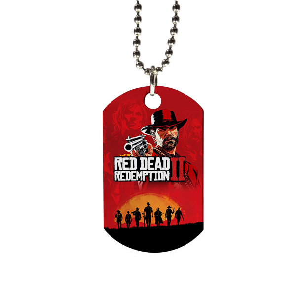 گردنبند طرح red dead مدل pk82