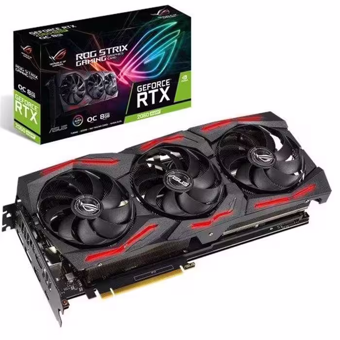 کارت گرافیک ایسوس مدل ROG-STRIX-RTX2060S-O8G-EVO-GAMING با حافظه 8 گیگابایت
