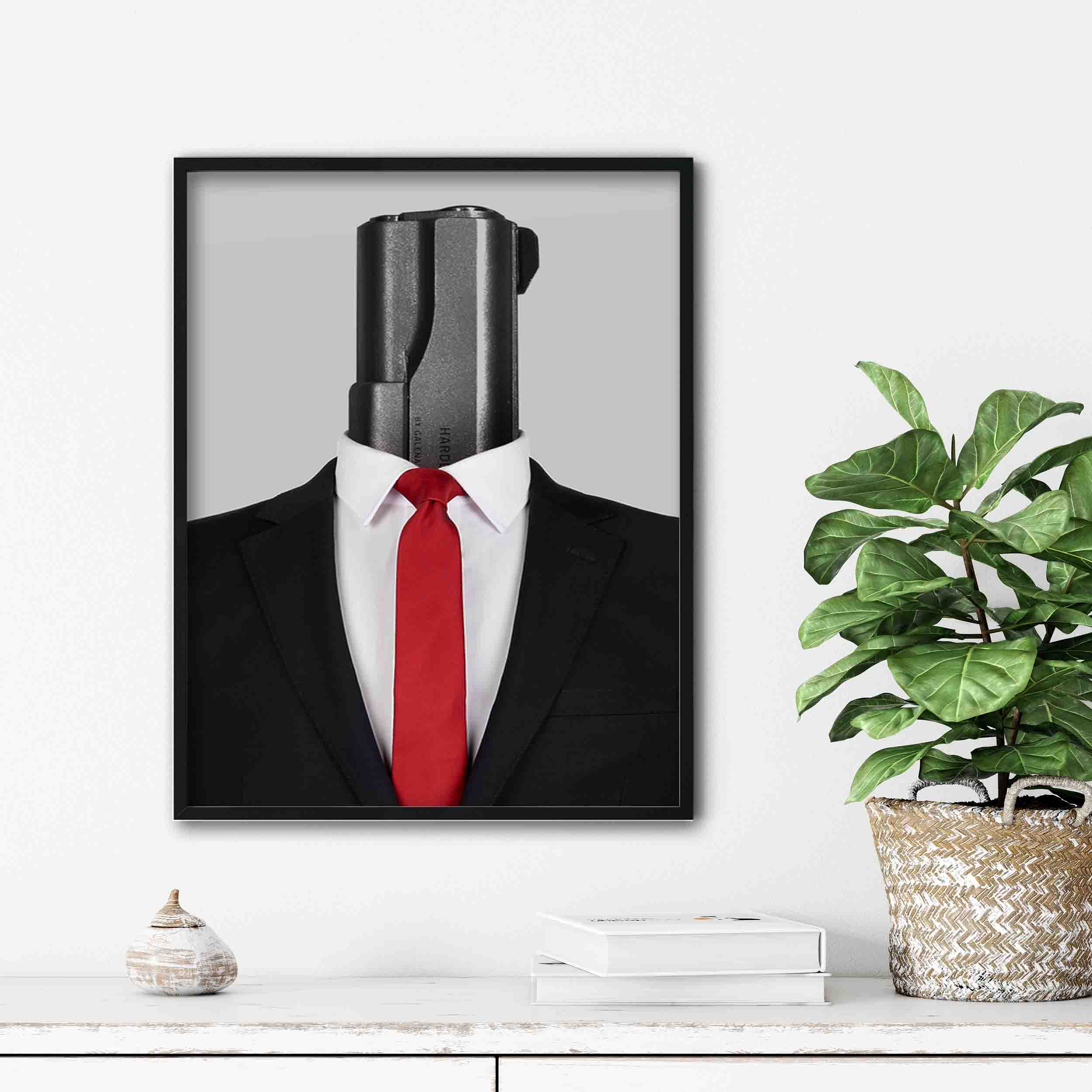 تابلو آتریسا طرح پوستر فیلم Hitman مدل ATm580