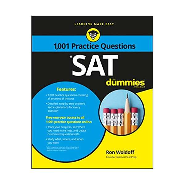 کتاب 1,001 SAT Practice Questions For Dummies اثر Ron Woldoff انتشارات نبض دانش