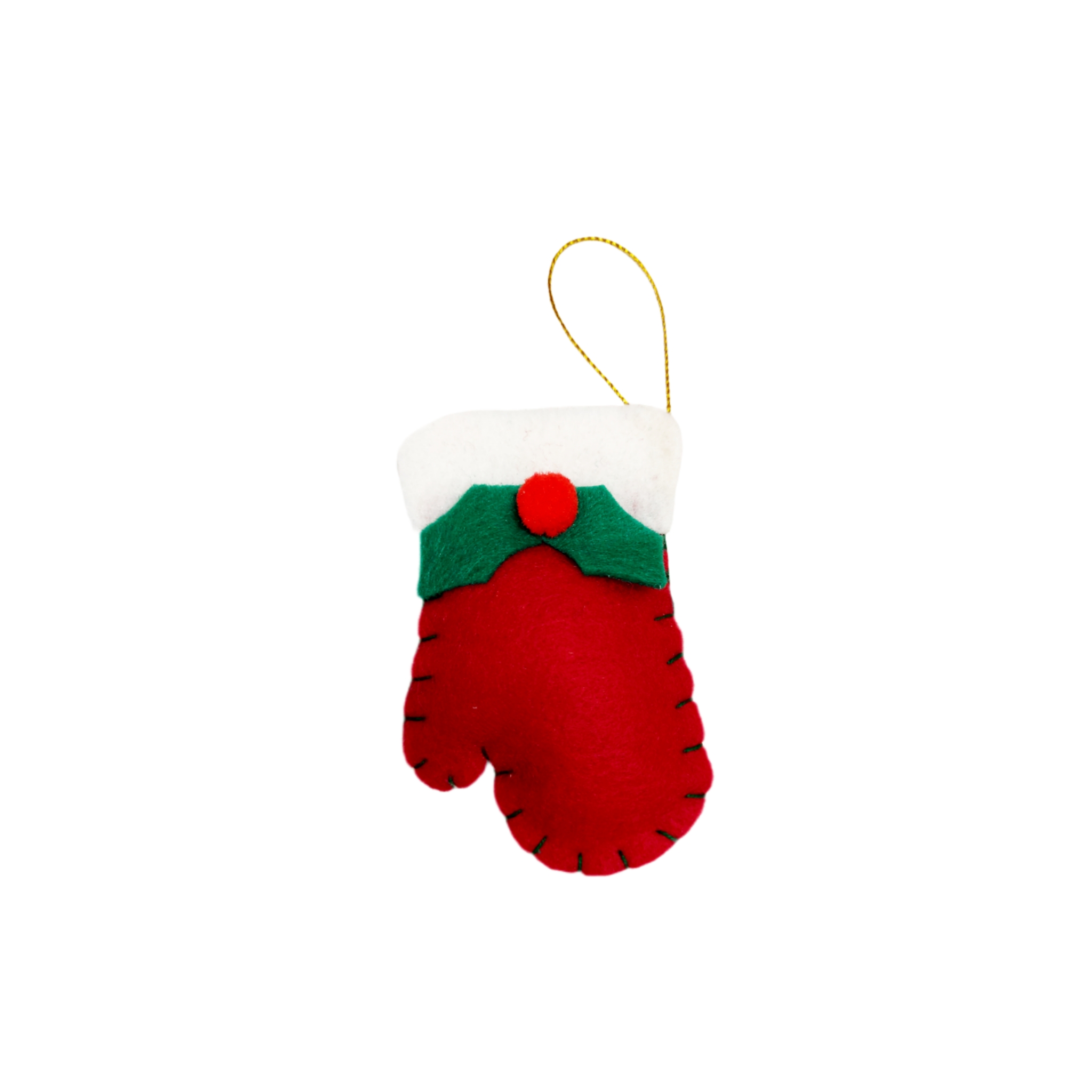 آویز تزیینی مدل دستکش کريسمس 