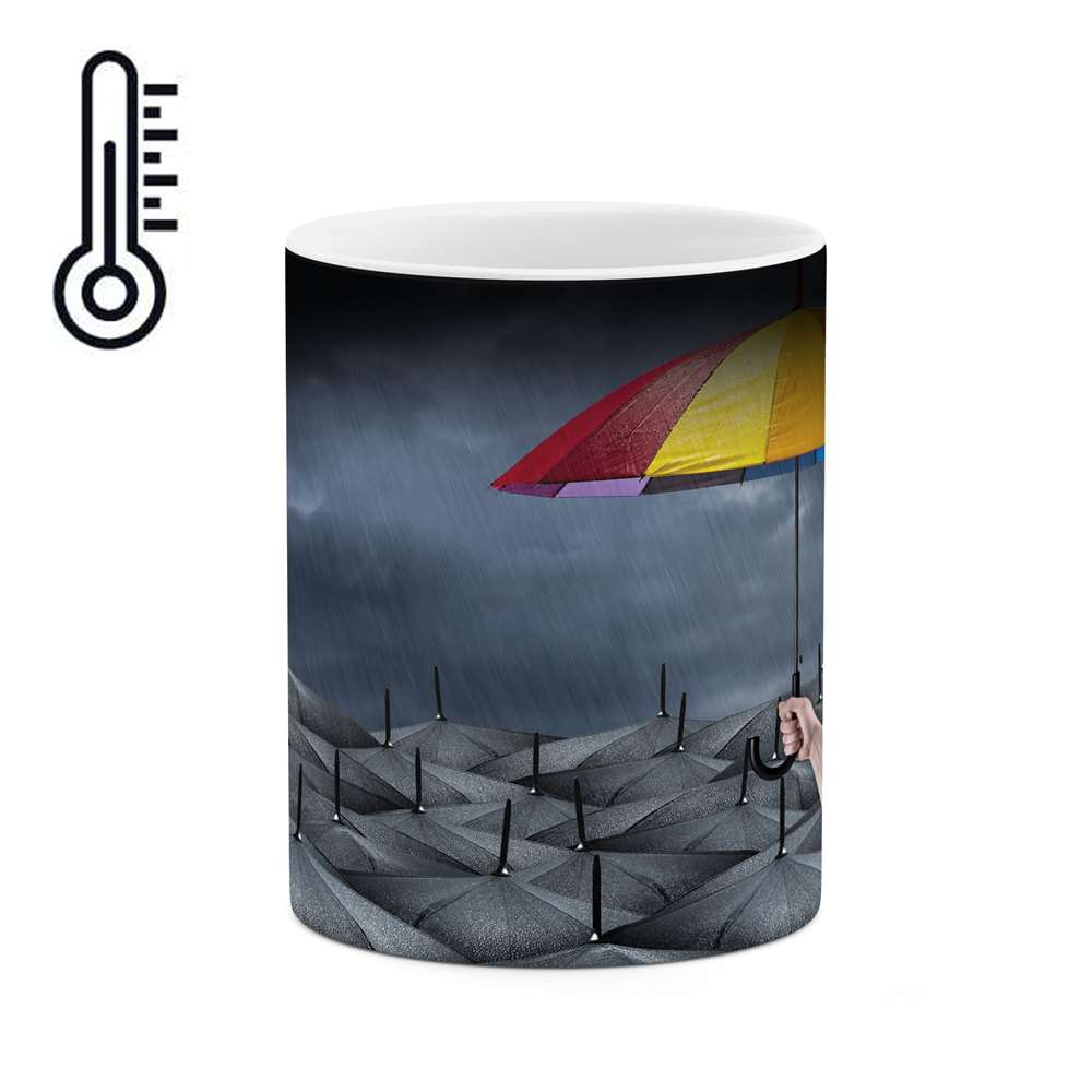 ماگ حرارتی طرح چتر مدل mgph01360