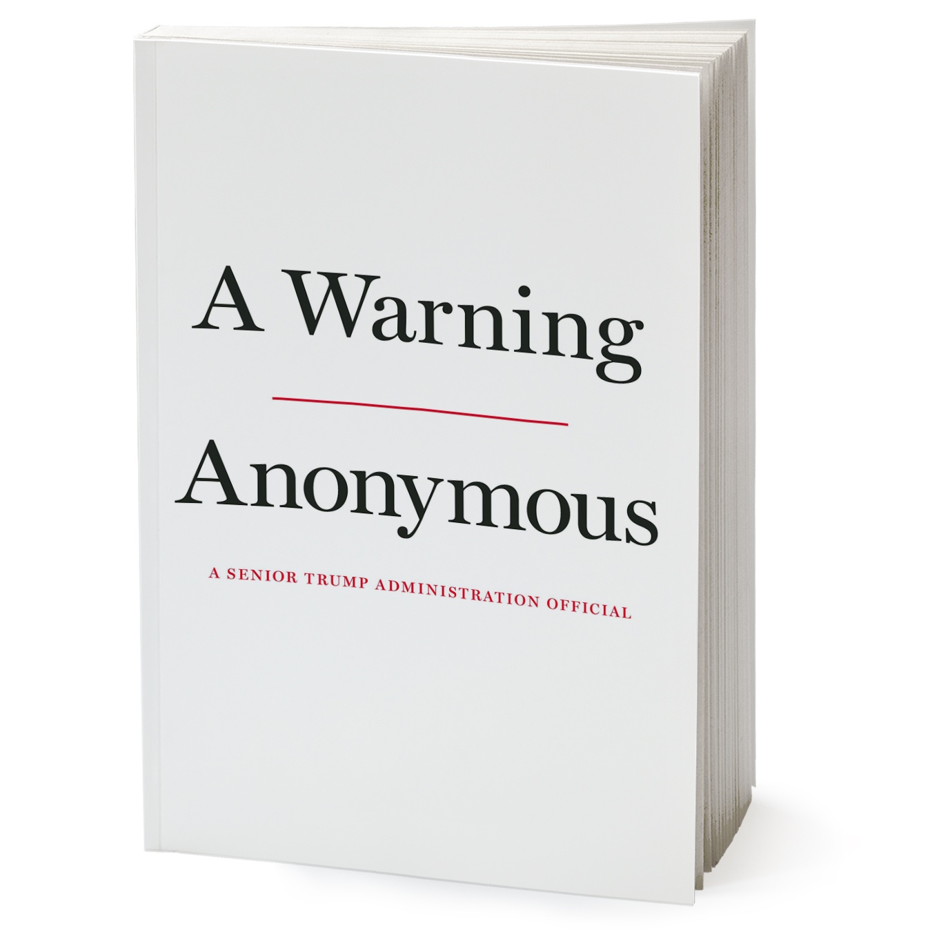 کتاب A Warning اثر Anonymous انتشارات Hachette Digital Inc