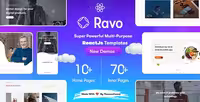 دانلود قالب React چندمنظوره Ravo