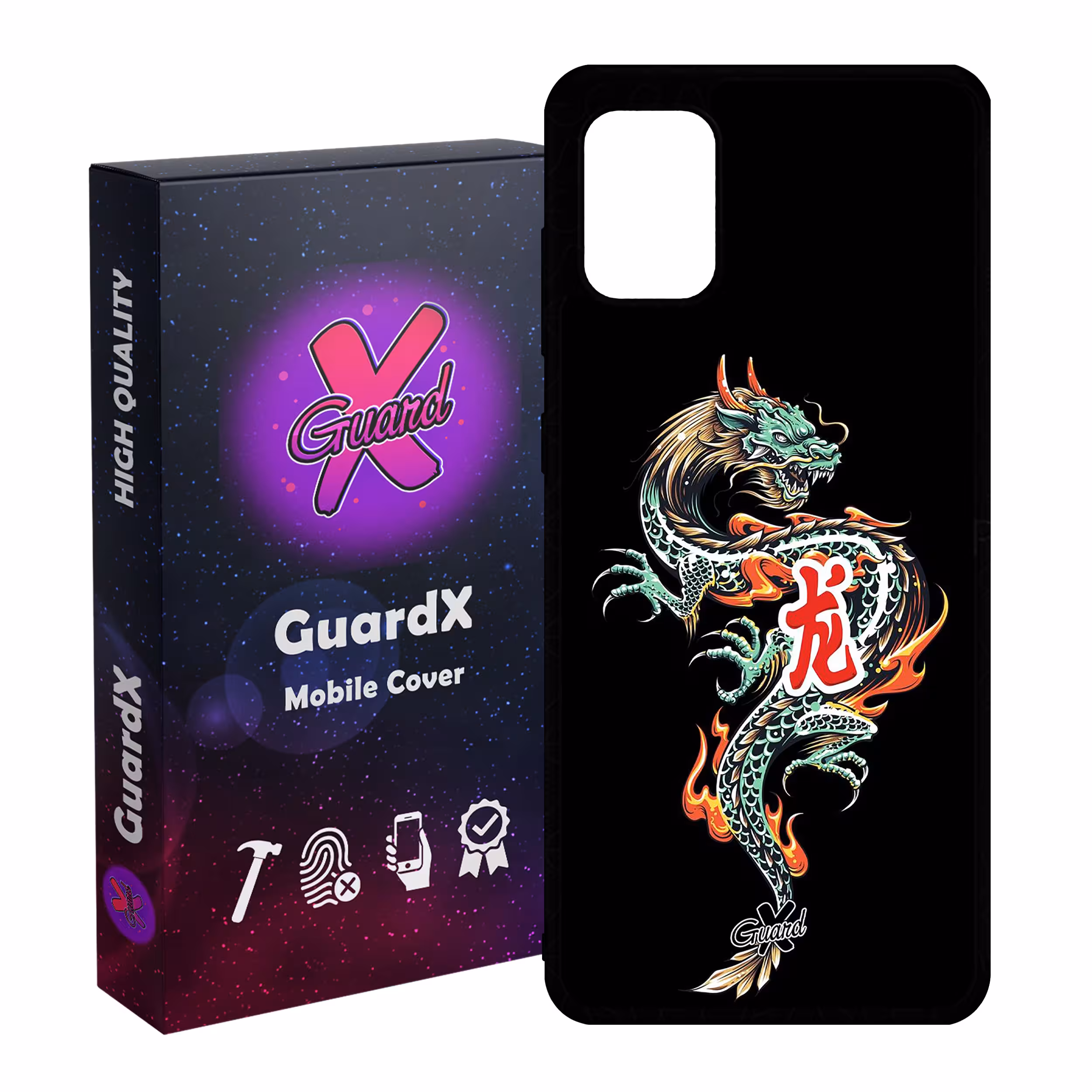 کاور گارد ایکس طرح Dragon مدل Glass10296 مناسب برای گوشی موبایل سامسونگ Galaxy A31