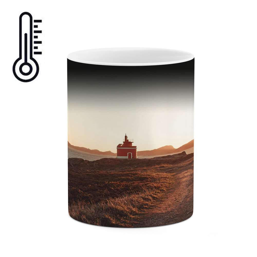 ماگ حرارتی کاکتی طرح منظره مدل mgh14707