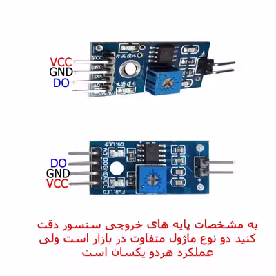 سنسور باران و آب با رله 5 ولت مهندسیکا مدل DIY-FC-37 